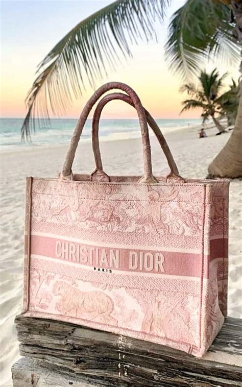 dior beach wear|christian Dior tote bag pink.